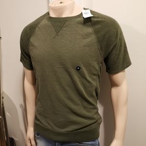 🆕Abercrombie & Fitch Olive SS Sweatshirt US XS